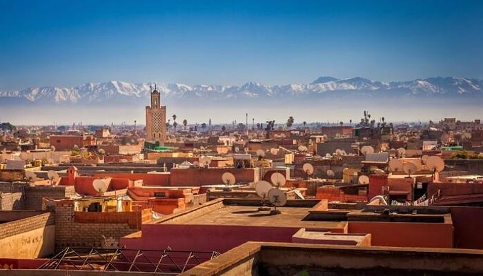 مراكش - مدينة صاخبة بها مدينة كبيرة